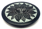 Porte-Encens Pierre Rond Soleil 10cm