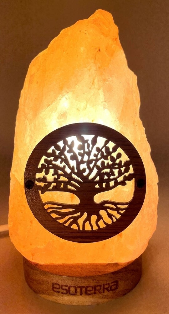 Lampe de Sel Himalaya brute Arbre de Vie 1-2KG
