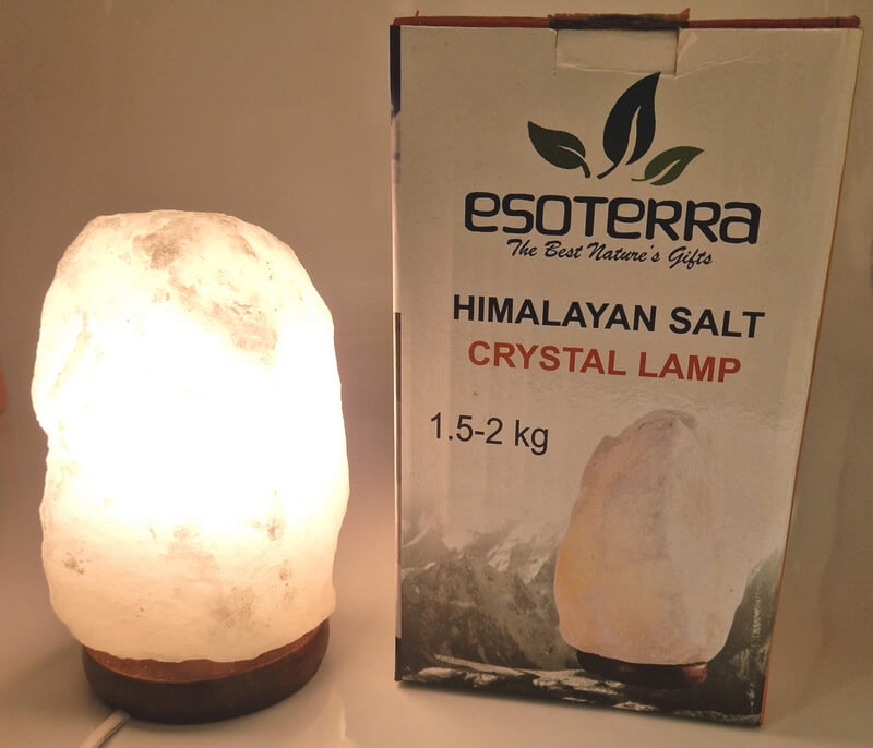 Lampe de Sel Himalaya brute blanche 1-2KG